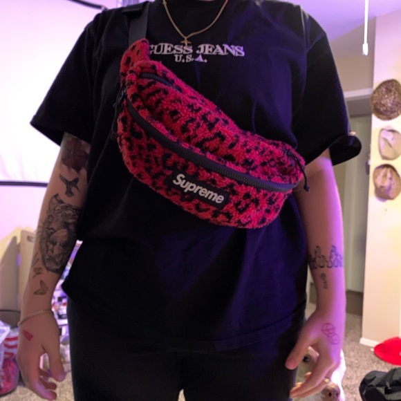leopard supreme fanny pack